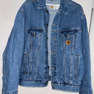 Vintage Carhartt denim jacket Men's Medium